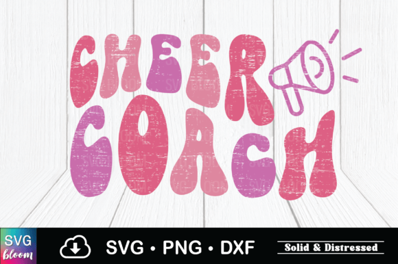 Cheer Coach Sublimation Solid Distressed: A Versatile Asset for Creative Projects