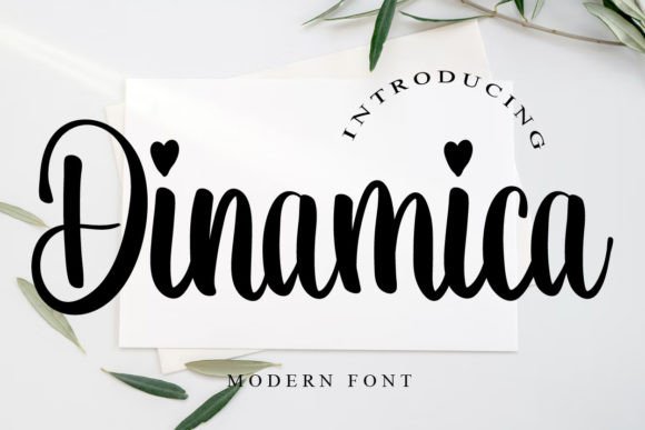 Dinamica: A Versatile Script Font for Creative and Professional Projects