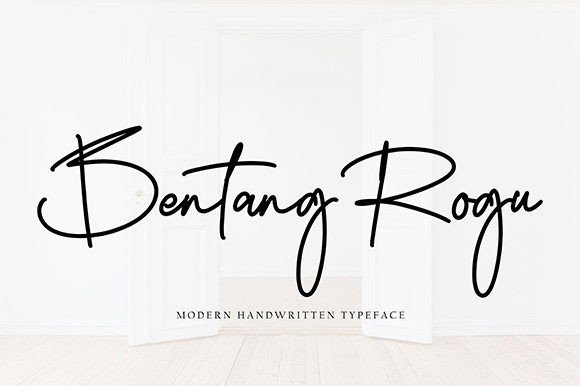 Discover the Beauty and Versatility of Bentang Rogu and Bentang Rog Handwritten Script Fonts