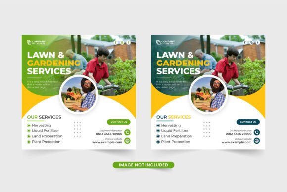 Essential Lawn and Gardening Promotion Templates for Businesses and Individuals