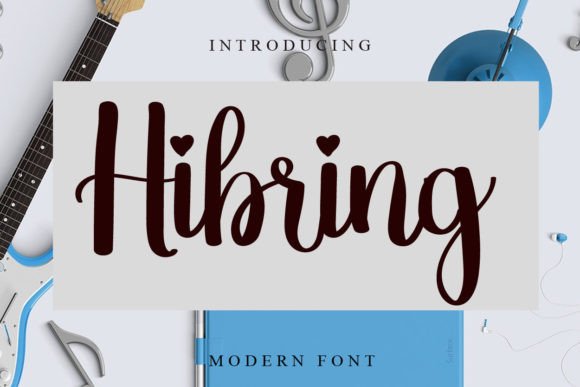 Hibring: The Sweet and Cursive Handwritten Font That Elevates Design
