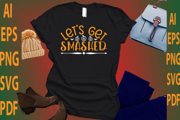 Let’s Get Smashed Halloween SVG Design: A Versatile Asset for DIY and Handmade Creators