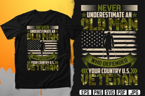 Never Underestimate an Old Man: A Powerful Message for T-Shirt Designs and Beyond