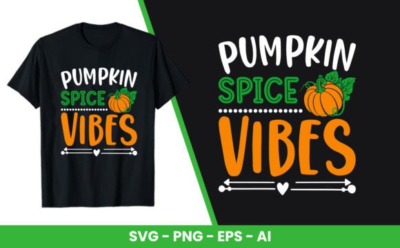 Pumpkin Spice Vibes T-Shirt Design: A Strategic Asset for Creative and Commercial Use