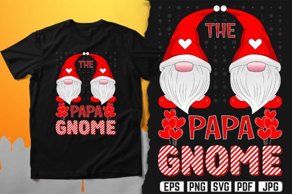 The Papa Gnome Christmas T-Shirt Design