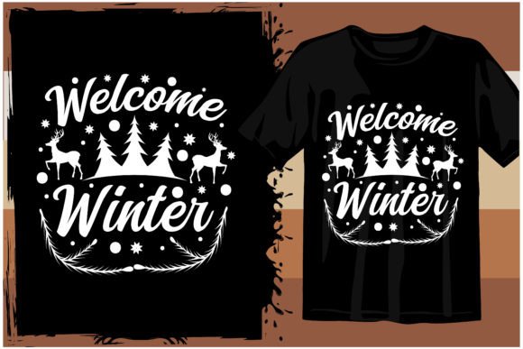 Winter T Shirt Design Winter Weather